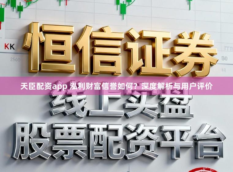 天臣配资app 泓利财富信誉如何？深度解析与用户评价