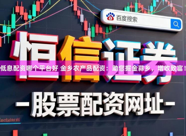 低息配资哪个平台好 金乡农产品配资：助您掘金蒜乡，增收致富！